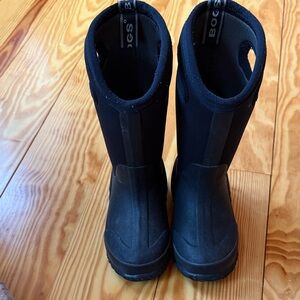 BOGS Kids Black Rain Boots